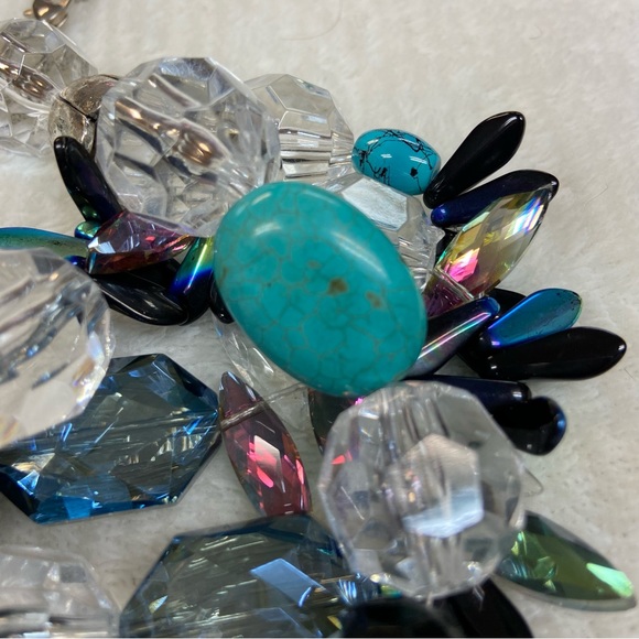 Large Black Elephant Medallion on Beaded Necklace - Picture 7 of 10